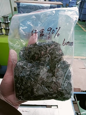 % 90 SS316L Suda kolayca çözünen PVA kaplama malzemesi 6mm Uzunluk Kısa lif