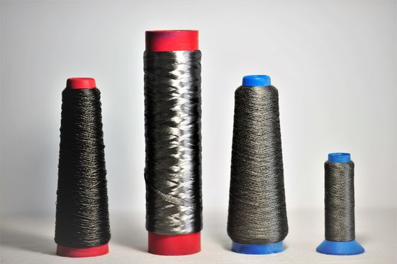 100f Filament Sinterlenmiş Metal Elyaf, SGS Onaylı Bükümlü Giyim Dikiş İpliği